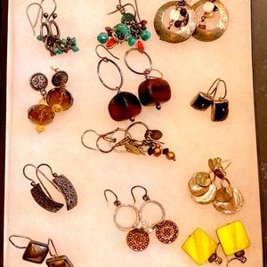 One dozen Silpada earrings
